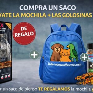 ALIMENTO SEMI-HÚMEDO MULTIPROTEIN 9KG+MOCHILA 2026+BOTE DE SNACKS
