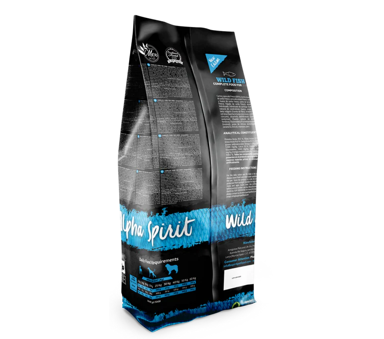 ALPHA SPIRIT ALIMENTO PERROS THE ONLY ONE WILD FISH SACO 12KG - Imagen 4