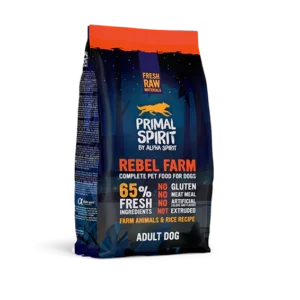 ALPHA SPIRIT Primal 65% Rebel Fram 12 Kg PERROS