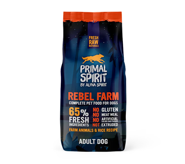 ALPHA SPIRIT Primal 65% Rebel Fram 12 Kg PERROS - Imagen 2