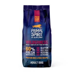 ALPHA SPIRIT Primal 60% Wilderness Alimento para perros SACO 12 KG