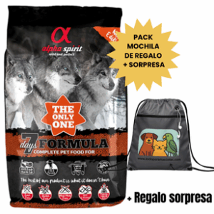 ALPHA SPIRIT ALIMENTO PERROS THE ONLY ONE 7 DAYS FORMULA SACO 12 KG