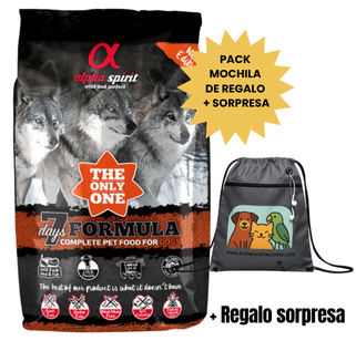 ALPHA SPIRIT ALIMENTO PERROS THE ONLY ONE 7 DAYS FORMULA SACO 12 KG