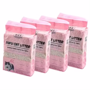 4 UNIDADES PARA GATOS ARENA TOFU NATURAL 2,6KG (6 LITROS)