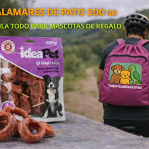 CALAMARES DE PATO 500GR - IDEAPET+MOCHILA 2026
