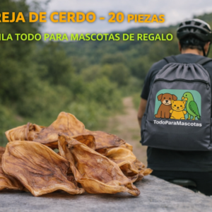 OREJA DE CERDO PREMIUN 20 PIEZAS+MOCHILA 2026