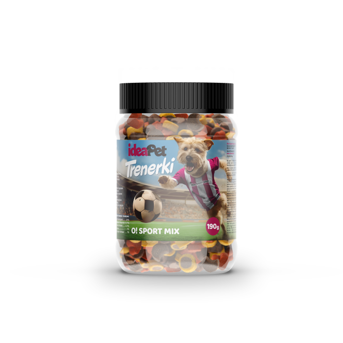 BOTE SNACKS MIX BOCADITOS DE DEPORTE 190GR - IDEAPET - Imagen 3