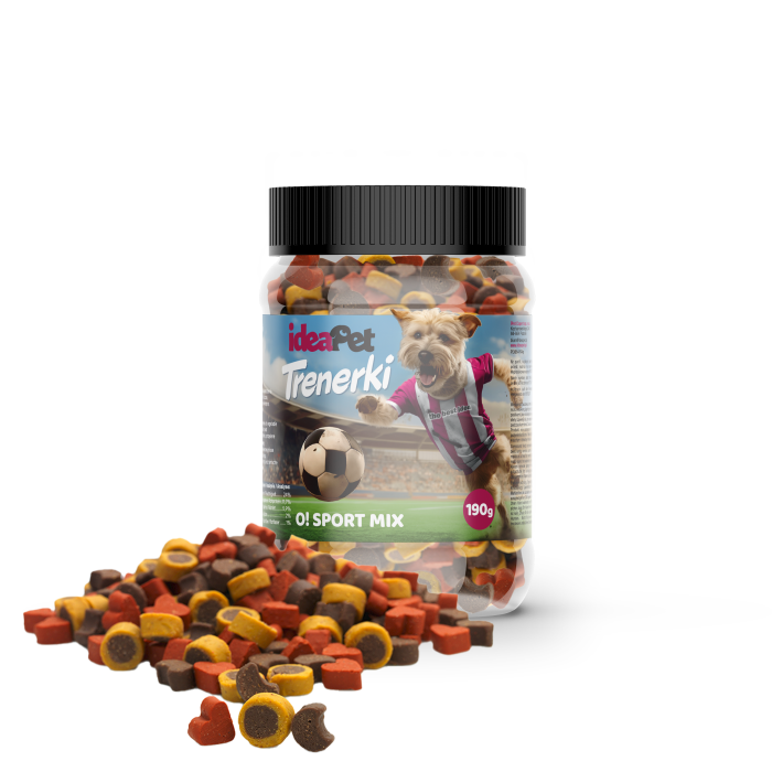 BOTE SNACKS MIX BOCADITOS DE DEPORTE 190GR - IDEAPET
