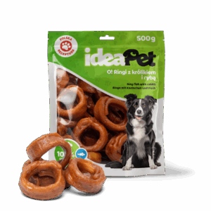 CALAMARES DE CONEJO Y PESCADO 500 GR - IDEAPET