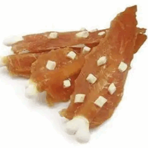 Vela de Pollo con Queso 1 kg – Snack Premium para Perros