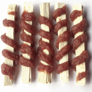 Serpientes de Pollo y Calcio 500 g – Snack Natural para Perros