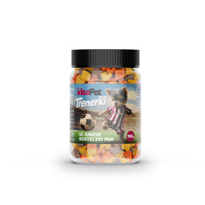 BOTE SNACKS MINI CORAZONES 190GR - IDEAPET - Imagen 3