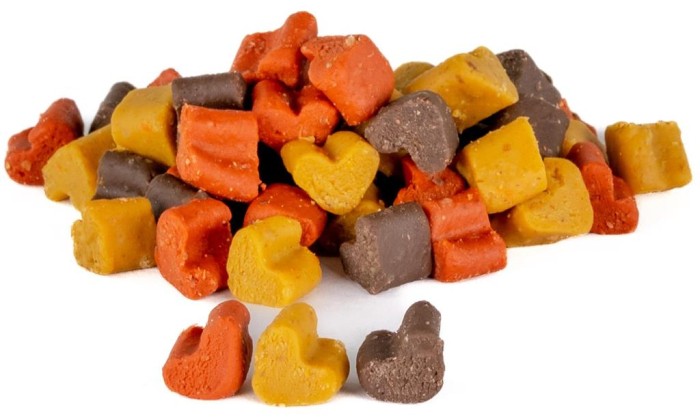 BOTE SNACKS MINI CORAZONES 190GR - IDEAPET - Imagen 2