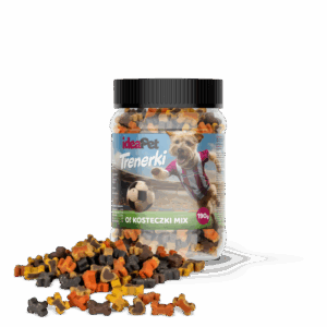 BOTE DE SNACKS MIX HUESITOS 190GR - IDEAPET