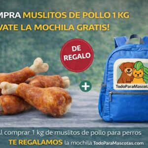 Muslitos de Pollo 1 kg – Snack Natural y Nutritivo para Perros+MOCHILA DE REGALO