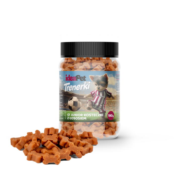 BOTE SNACKS PUPPY SALMÓN 190GR - IDEAPET