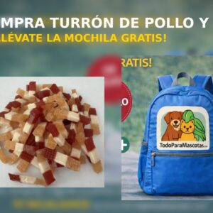 Turrón de Pato y Pollo 1 kg – Snack Natural Premium para Perros+mochila 2026