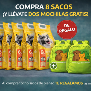 CAJA DE 8 UNIDADES DE ARENA TOFU PREMIUM AROMA A PALOMITAS DE MAIZ (6 LITROS,2,6KG) - BIODEGRADABLE (copia)