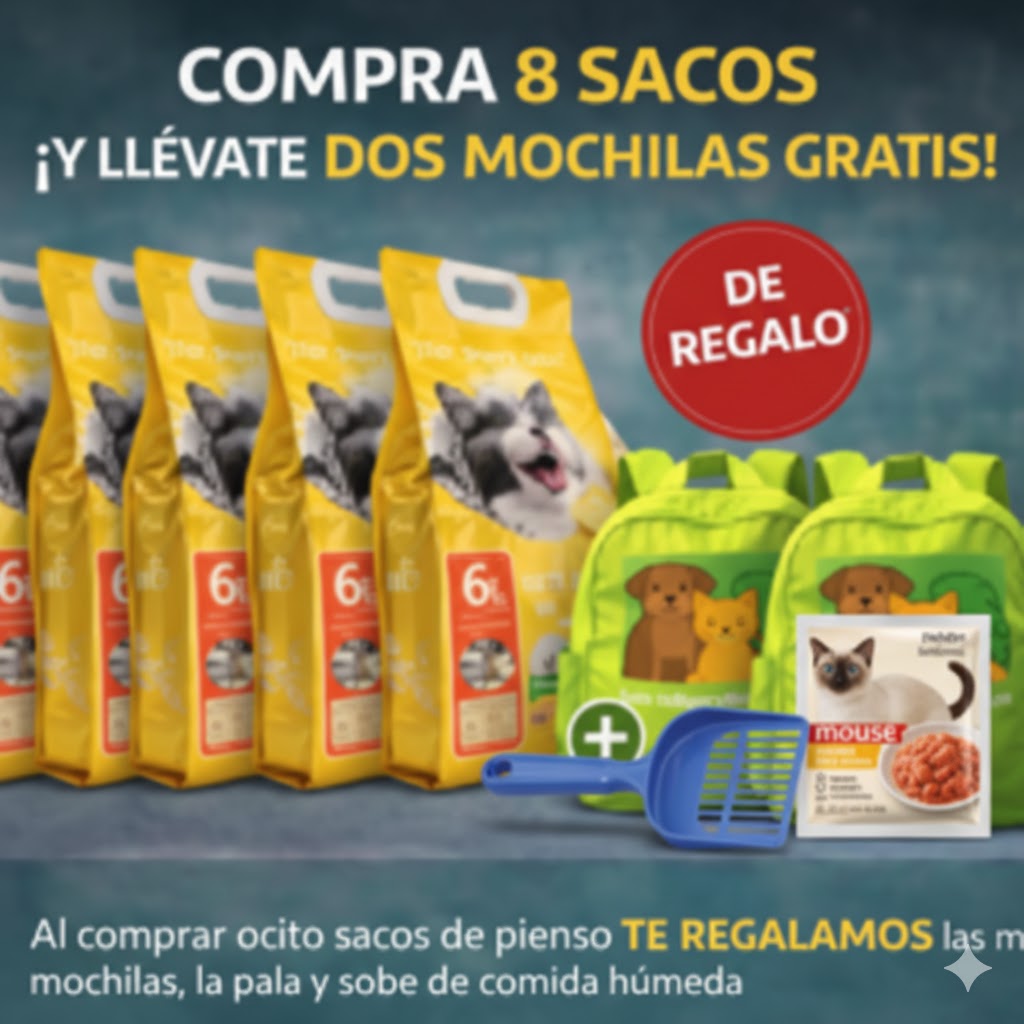 CAJA DE 8 UNIDADES DE ARENA TOFU PREMIUM AROMA A PALOMITAS DE MAIZ (6 LITROS,2,6KG) - BIODEGRADABLE (copia)